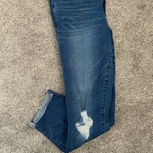 Abercrombie and Fitch distressed ankle jeans